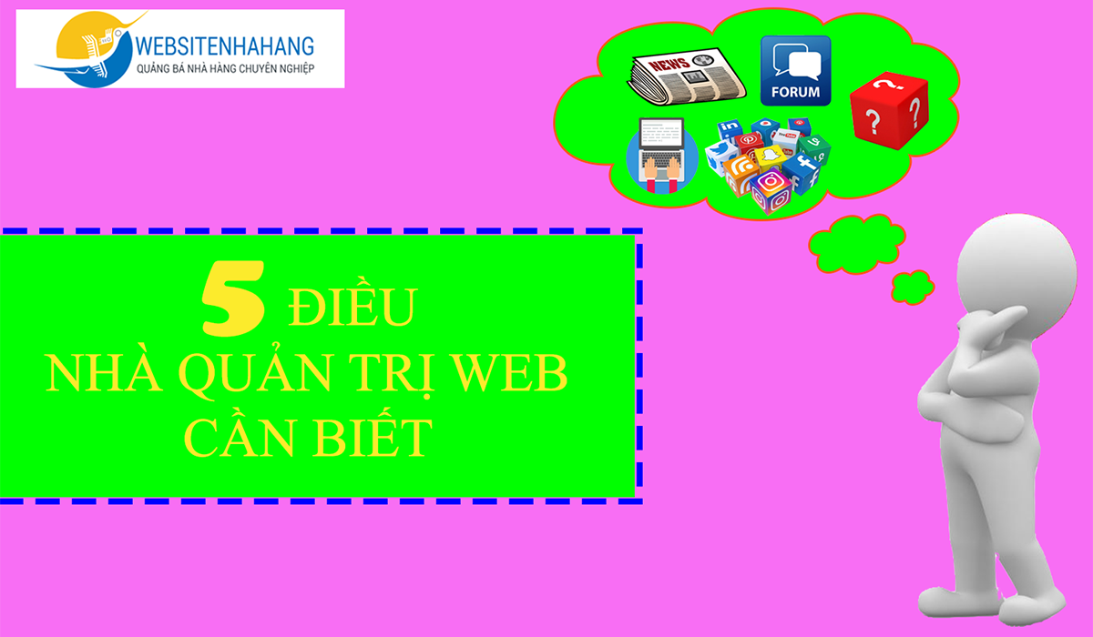 quản trị website nhà hàng