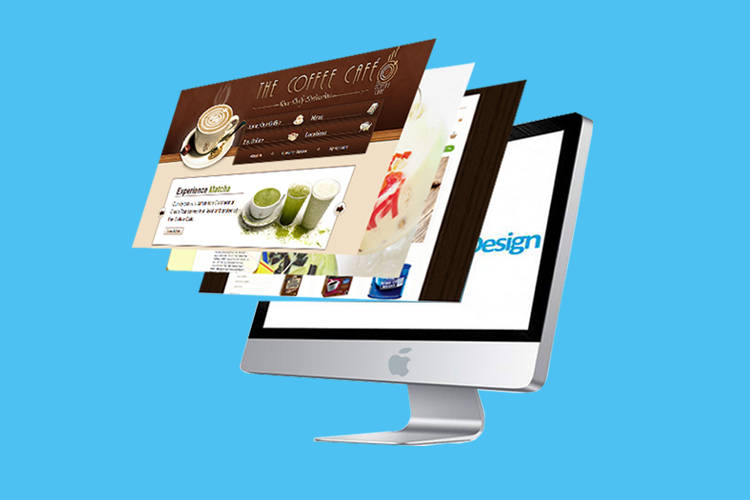 thiết kế website cafe