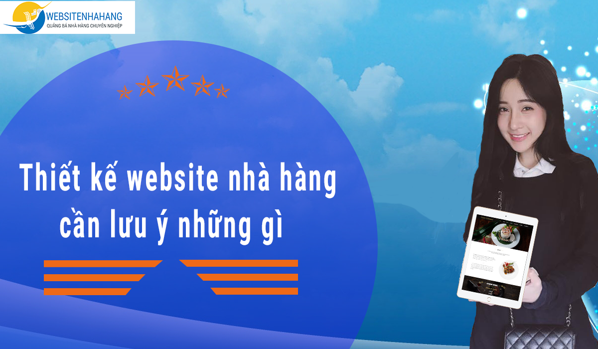 thiết kế website nhà hàng