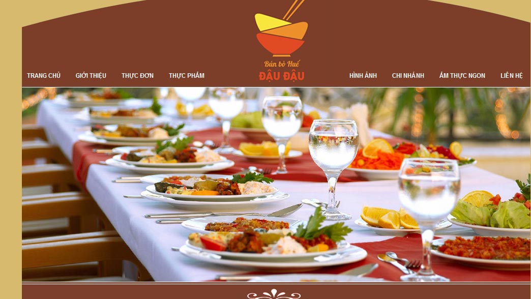 thiết kế website nhà hàng chuyên nghiệp