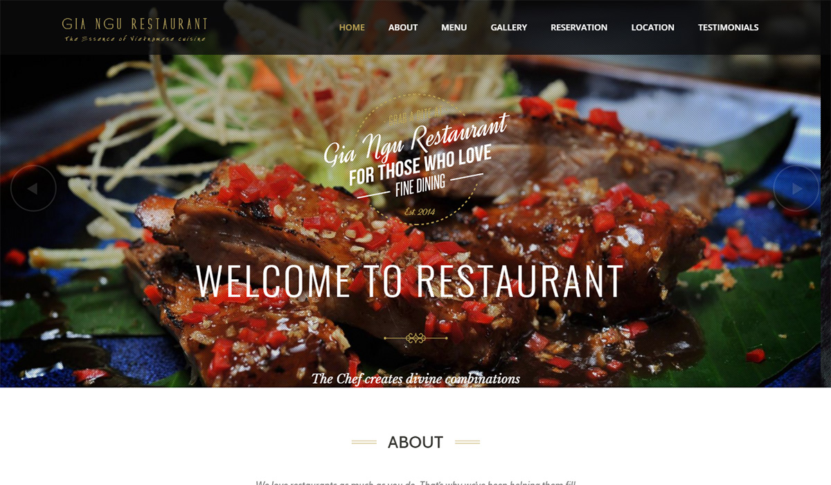 5 lưu ý khi thiết kế website nhà hàng